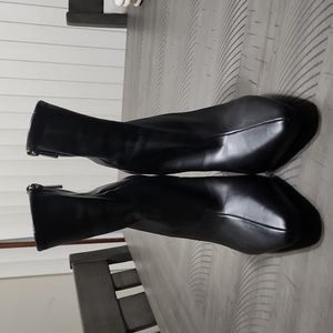 High heel booties
